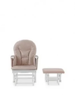 Image of Obaby Reclining Glider Chair And Stool