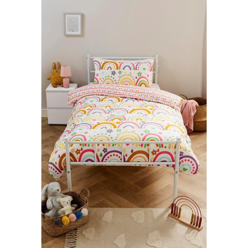 Image of Homelife Rainbow Stars Duvet Set - Multi Multi Single