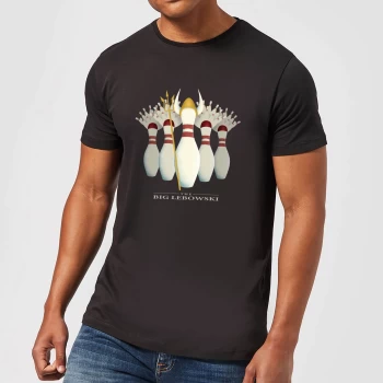 Image of The Big Lebowski Pin Girls T-Shirt - Black - XS