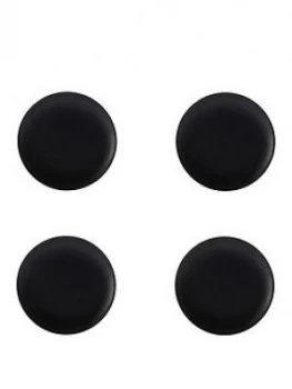 Image of Maxwell & Williams Maxwell & Williams Caviar Black 15cm Coupe Plates ; Set Of 4