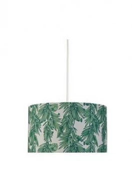 image of Palm Leaf Print Easy Fit Shade