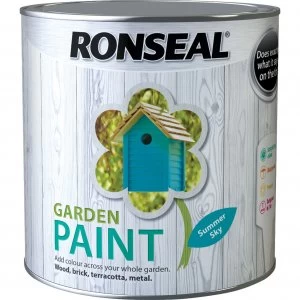 Image of Ronseal General Purpose Garden Paint Summer Sky 2.5l