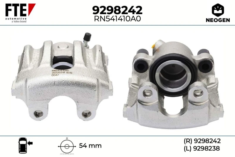 Image of Brake caliper FTE 9298242