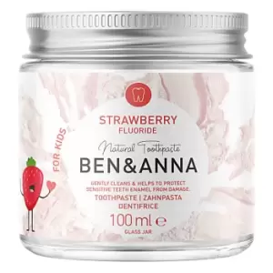 image of Ben & Anna Strawberry Fluoride Toothpaste 100ml