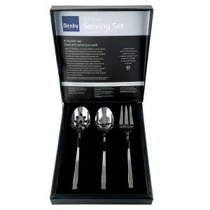 image of Denby 3Pc Serving Set Linear