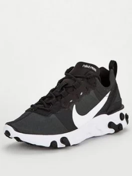 image of Nike React Element 55 - Black/White