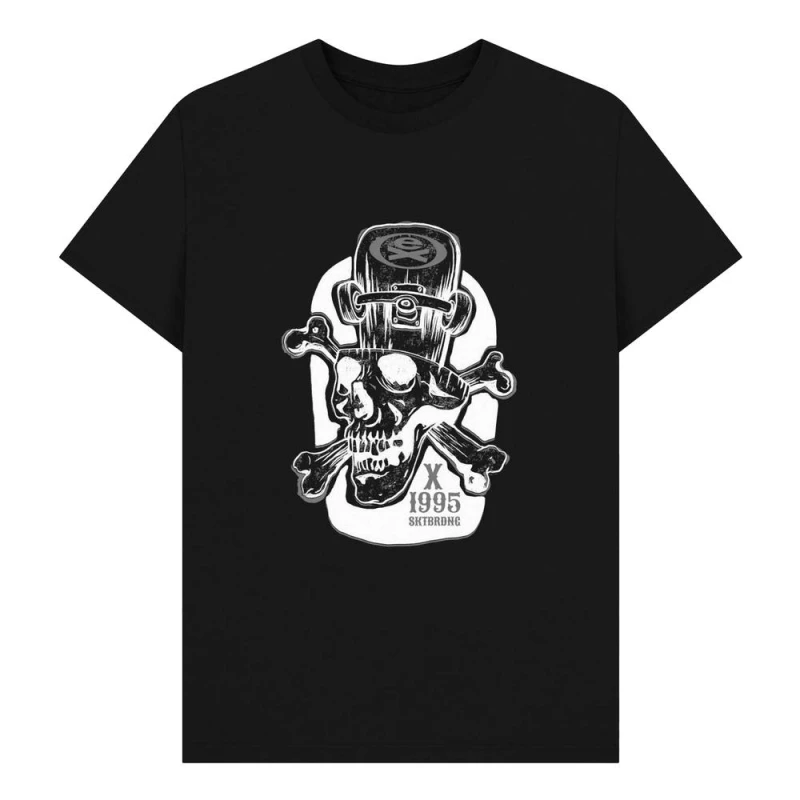 Image of Extreme Mens On The Brain T-Shirt in Black Size: XS Black Male XS