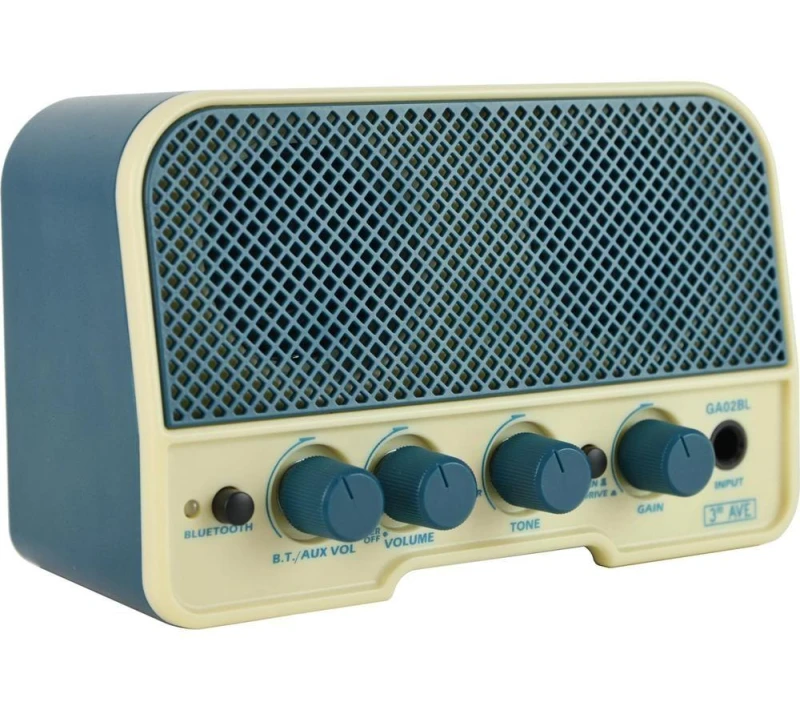 Image of 3RD AVENUE Mini 5 W Portable Guitar Amplifier - Space Blue & Cream 5060742472027