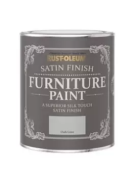 image of Rust-Oleum Satin Furniture Paint Chalk Green 750Ml