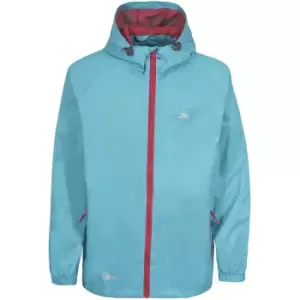 Image of Trespass Adults Unisex Qikpac Packaway Waterproof Jacket (L) (Aquatic)