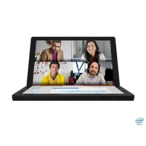 Image of Lenovo ThinkPad X1 Fold Gen 1 i5-L16G7 Hybrid (2-in-1) 33.8cm (13.3") Touch Screen QXGA Intel Core i5 8GB LPDDR4x-SDRAM 512GB SSD WiFi 6 (802.11ax) Wi