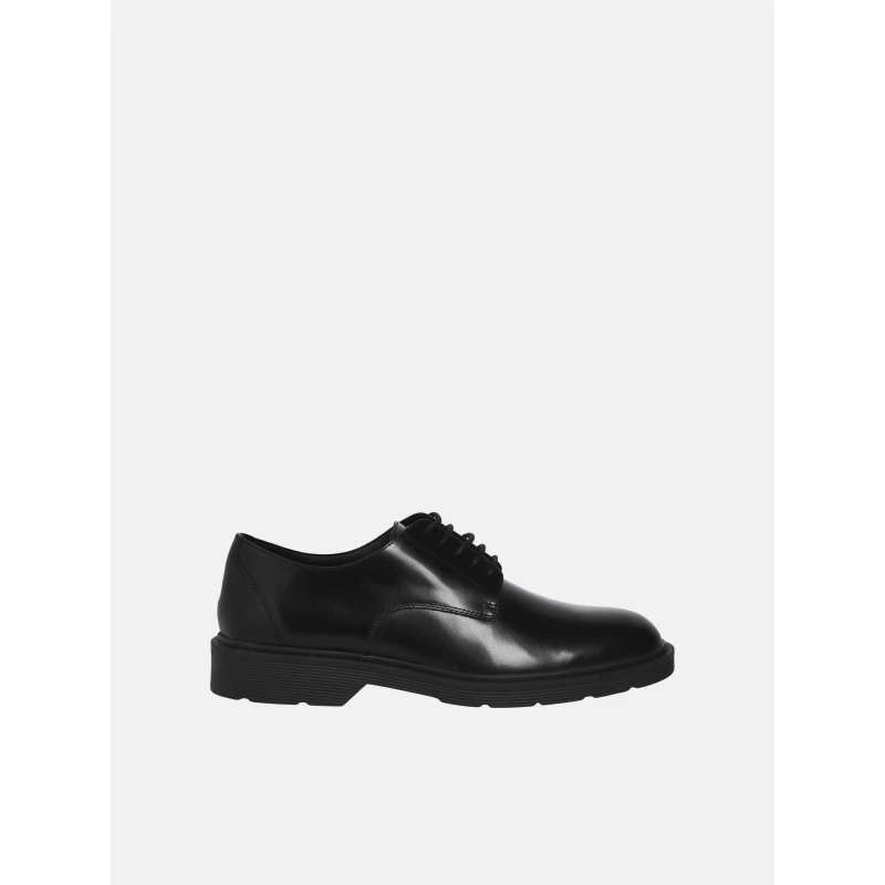 Image of Jack and Jones Dax Leather Dress Shoes Mens Anthracite male 8 (42)