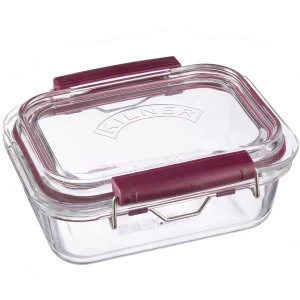 image of Kilner Fresh Food Glass Storage Container - 0.6L