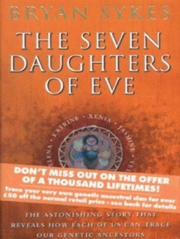 Image of The Seven Daughters of Eve by Bryan Sykes Hardback