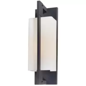 Image of Blade 1 Light Medium Wall Bracket Forged Iron, Glass, IP44
