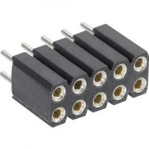 image of MPE Garry 115 3 010 0 MTF XS0 Precision socket Straight Number of pins 2 x 5 Nominal current details 3 A