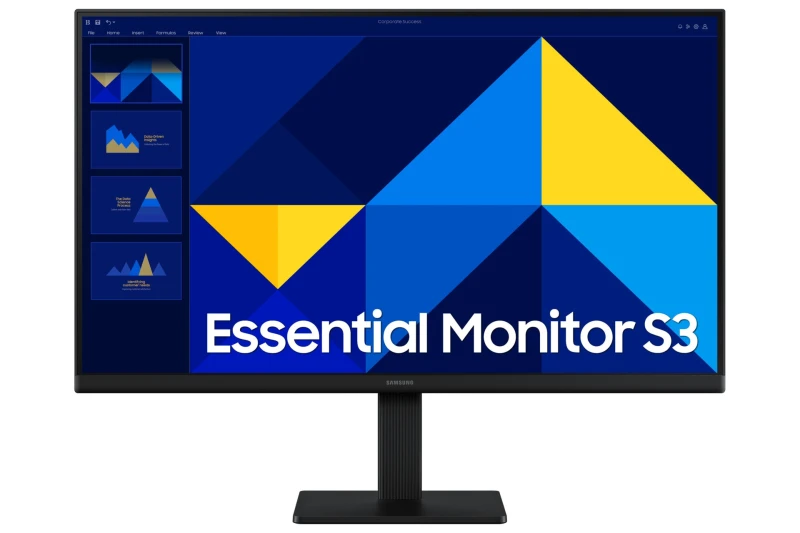 Image of Samsung LS24D300GAUXXU Full HD 24" IPS LCD Monitor - Black 8806095816906