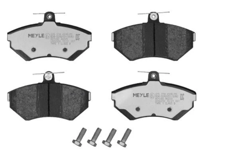 Image of MEYLE 025 219 4516/PD Brake pad set Front Axle, excl. wear warning contact, MEYLE-PD Quality, with brake caliper screws Brake Pad Set,disc brake (402