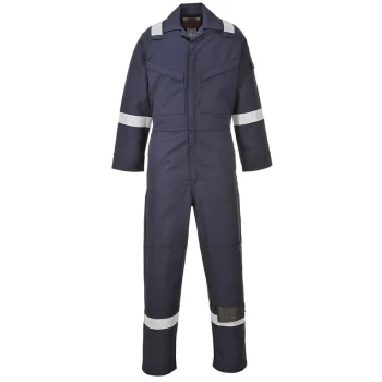 image of Portwest - FF50NAR36 - sz 36 Aberdeen FR Coverall - Navy