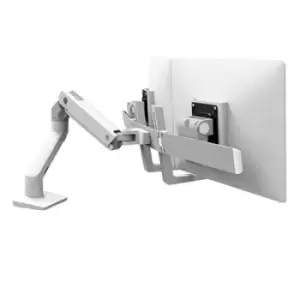 image of Ergotron HX Desk Dual Monitor Arm (white)