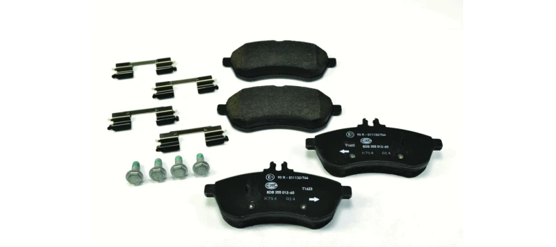 Image of HELLA Brake pad set HELLA 8DB 355 012-601