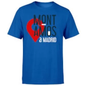 Image of Mont Amos A Madrid Blue T-Shirt - L - Blue