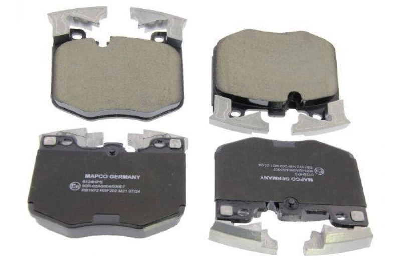 Image of MAPCO 6124HPS Brake pad set Front Axle, excl. wear warning contact Brake Pad Set,disc brake (402)