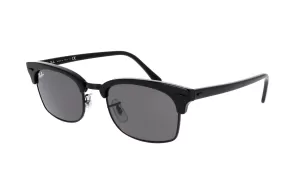 image of Ray-Ban Black Clubmaster Square Sunglasses Black