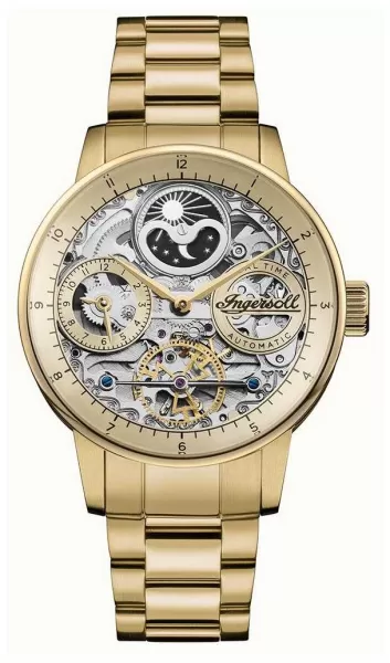 image of Ingersoll I07711 The Jazz Automatic (42mm) Skeleton Dial / Watch