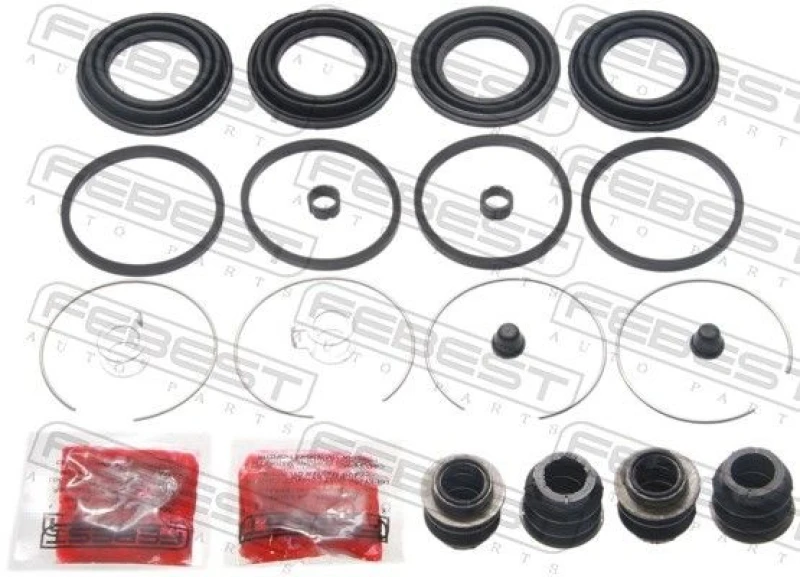 Image of FEBEST 0175-JZX110F Brake Caliper Repair Kit Front Axle Repair Kit,brake caliper (405)