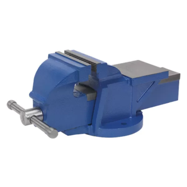 Image of Genuine SEALEY CV125XT Vice 125mm Fixed Base Professional Heavy-Duty