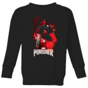 Image of Marvel The Punisher Kids Sweatshirt - Black - 11-12 Years
