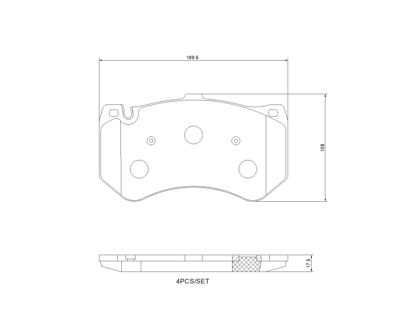 Image of BREMBO Brake pad set BREMBO P 50 178