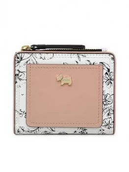 image of Radley Sketchbook Floral Small Bi-Fold Purse - Bright White