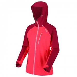 Image of Regatta Womens Birchdale Waterproof Jacket - NeonPk/DkCer