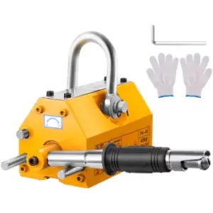 Image of Vevor - Magnetic Lifter, 880 lbs/400 kg Pulling Capacity, 2.5 Safety Factor, Neodymium & Steel, Lifting Magnet with Release, Permanent Lift Magnets,