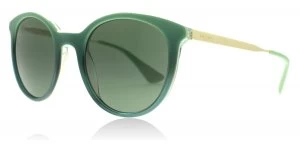 Image of Prada Cinema Sunglasses Green Gradient UFU3O1 53mm