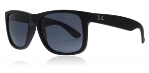 image of Ray-Ban Justin Sunglasses Matte Black 622/2V Polariserade 55mm