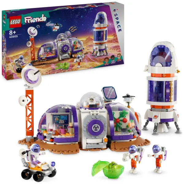 image of LEGO Friends Mars Space Base and Rocket Spaceship Toy 42605