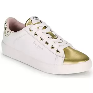 image of Pepe jeans KIOTO FIRE womens Shoes Trainers in White,4,5,5.5,6.5,7.5