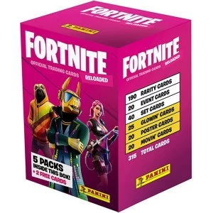 Image of Fortnite Reloaded Trading Card Collection Blaster Box (5 Packs)