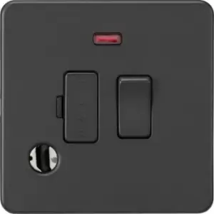 Image of MLA Knightsbridge 13A Switched Fused Spur With Neon And Flex Outlet Anthracite - SF6300FAT