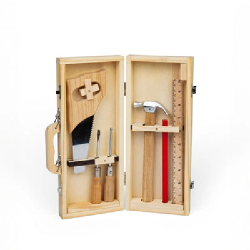 Image of Bigjigs Toys Children's Diy Tool Box - 6 Tools