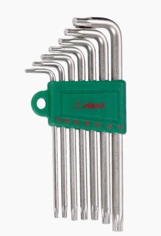 Image of HANS 16754-7TH Angled Screwdriver Set Number of tools: 7, Spanner Size: T40H, Tool Steel Tool Steel Angled Screwdriver Set (6627)