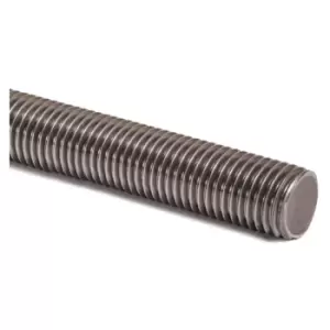 Image of Moderix - Fully Threaded Rod Zinc Plated Studding Bar Grade 4.8 - 1m Length - Diameter 12mm - Pack of 10