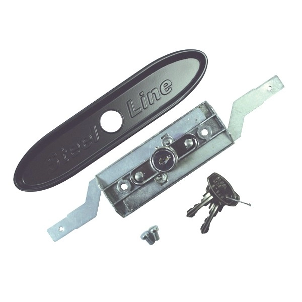 image of STEEL-LINE SLINE0010 Inline Steel Roller Garage Door Lock