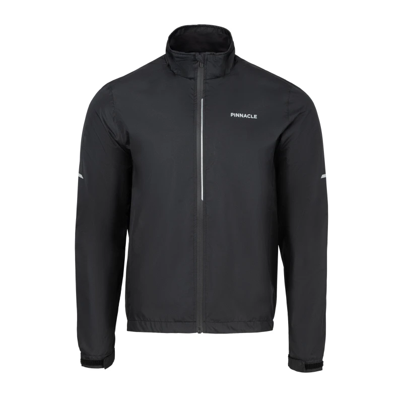 Image of Pinnacle Mens Waterproof Lightweight Performance Cycling Jacket Black male S