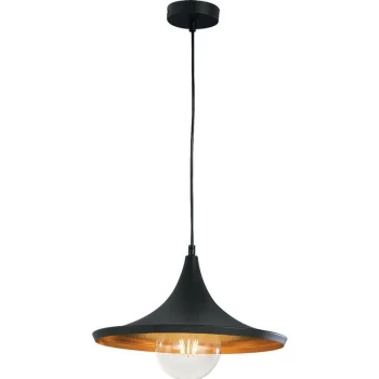 image of Fan Europe Lighting - Fan Europe BROADWAY Dome Pendant Ceiling Light Black 35x18.5cm