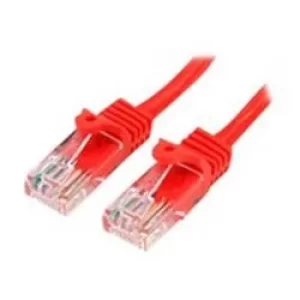 image of StarTech 3m Cat5e Red Snagless Rj45 Utp Cat 5e Patch Cable 3m Patch Cord