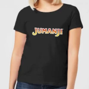 image of Jumanji Logo Womens T-Shirt - Black